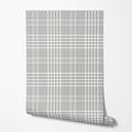 Ash Gingham Wallpaper