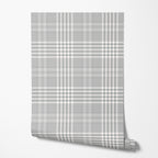 Ash Gingham Wallpaper