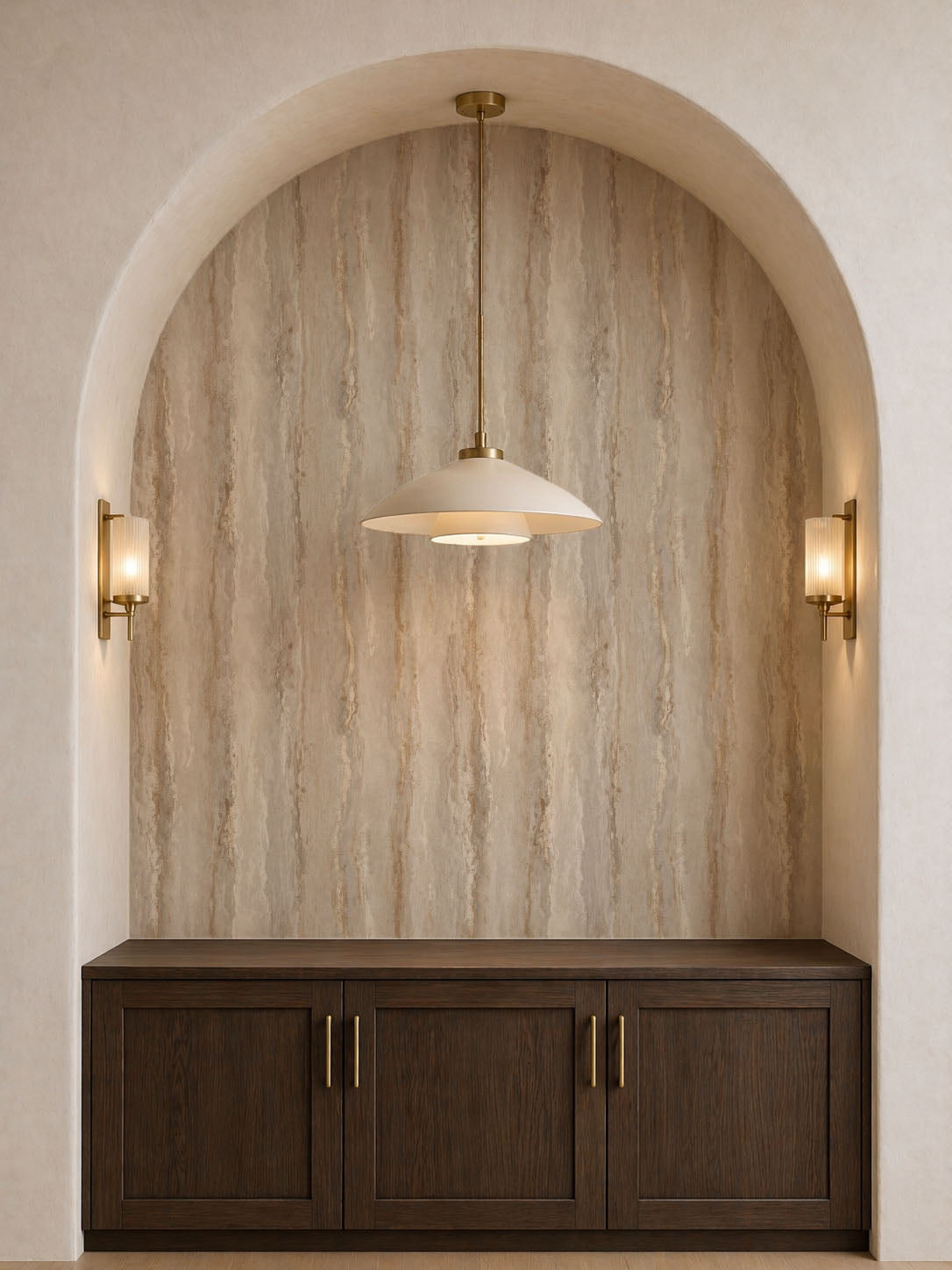 Neutral Gold Marble Wallpaper