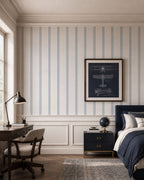 Coastal Pinstripe Wallpaper