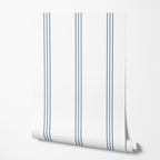 Coastal Pinstripe Wallpaper