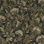 Midnight Wildflower Wallpaper