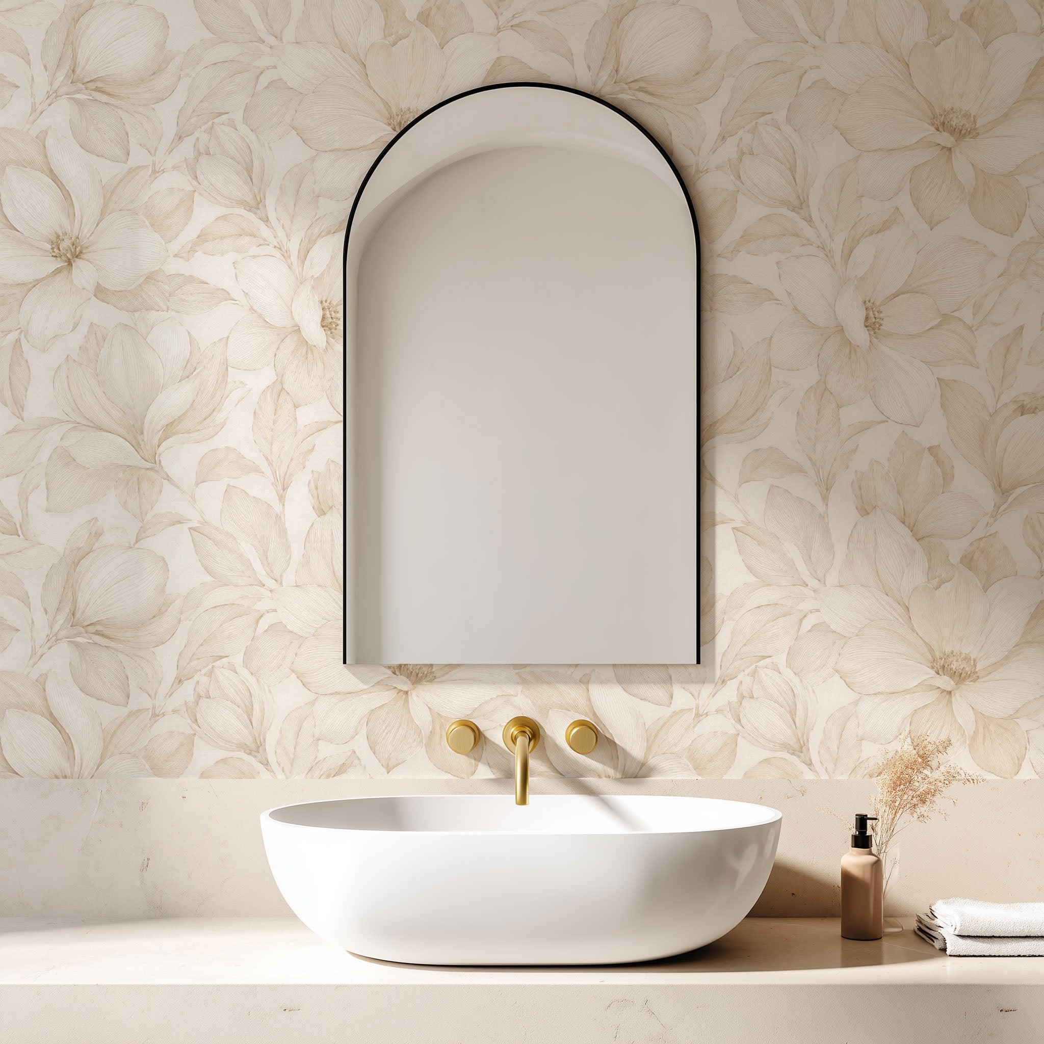 Alabaster Magnolia Wallpaper