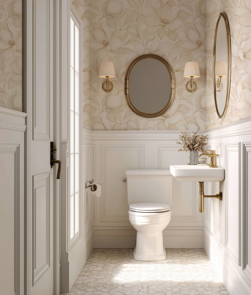 Alabaster Magnolia Wallpaper