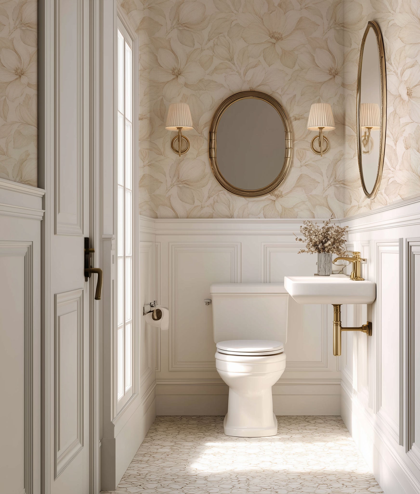 Alabaster Magnolia Wallpaper