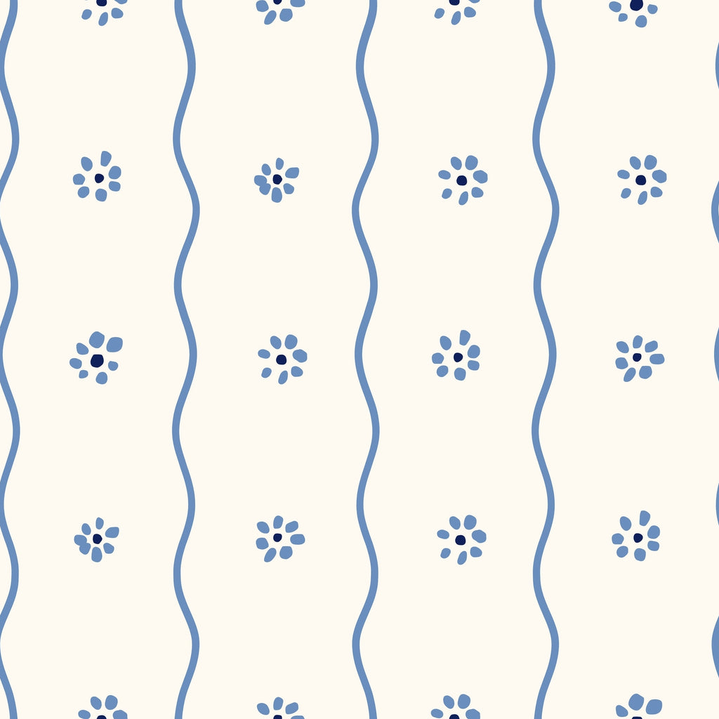 Wavy Meadow Wallpaper