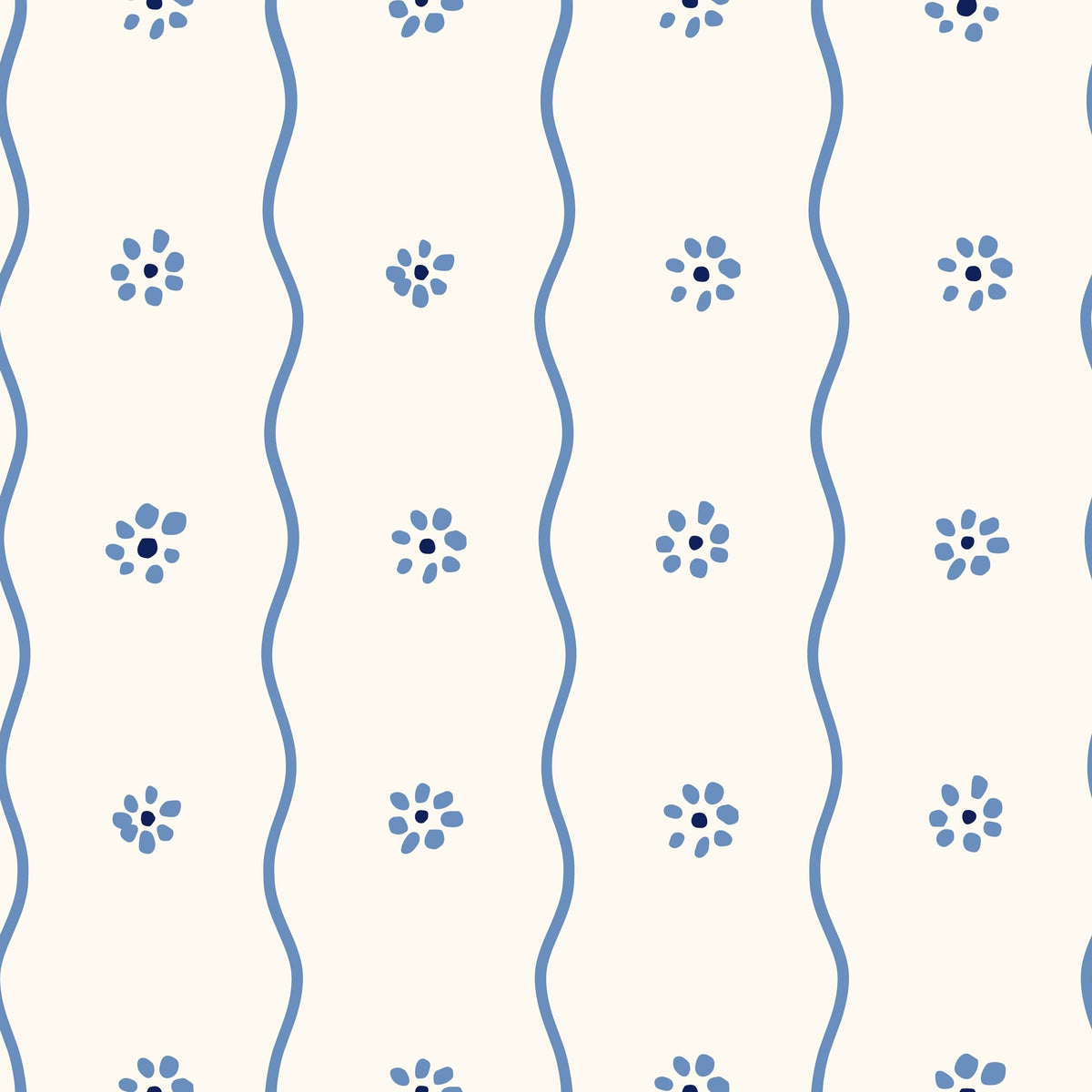 Wavy Meadow Wallpaper
