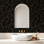 Black Enchanted Aviary Wallpaper