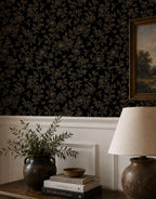 Black Enchanted Aviary Wallpaper