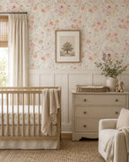 Soft Rose Garden Floral Wallpaper