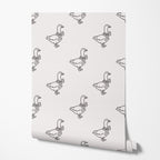 Bow Goose Wallpaper