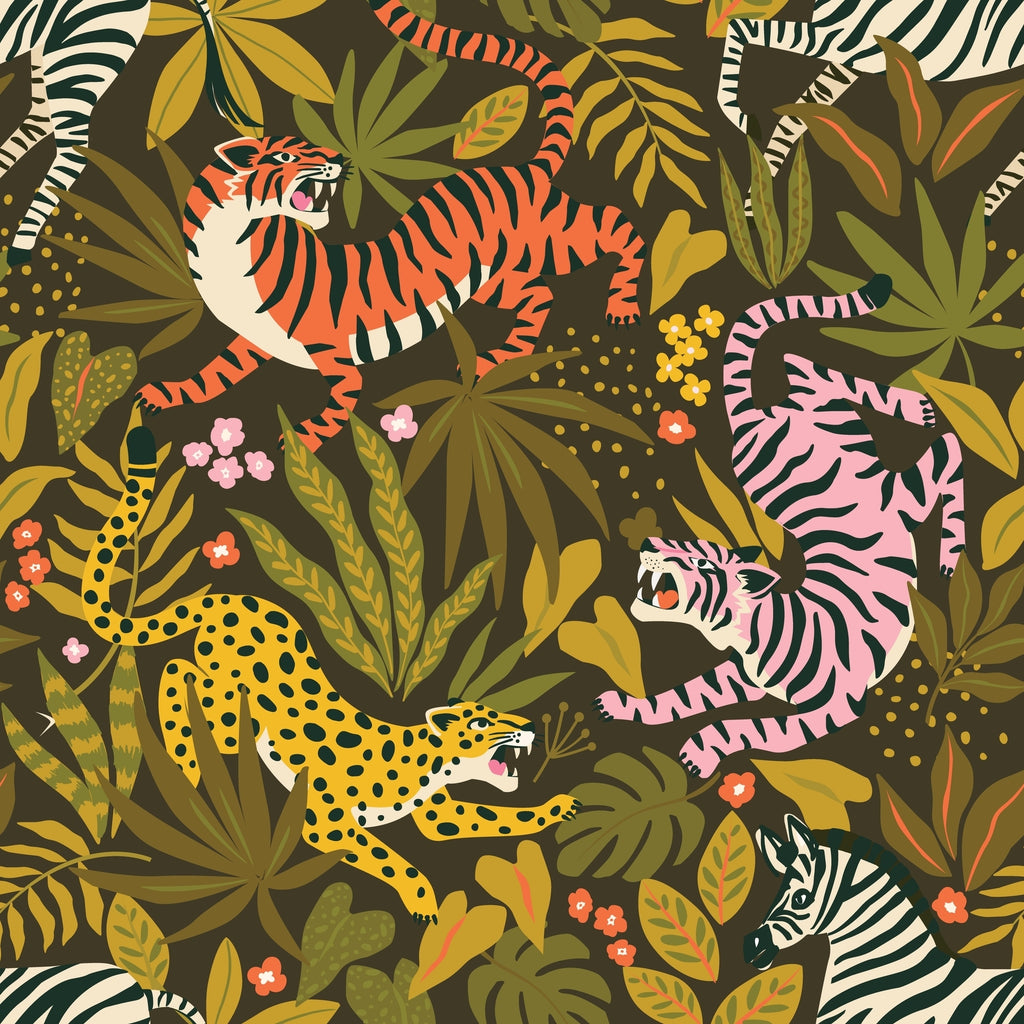 Jungle Safari Animals Wallpaper