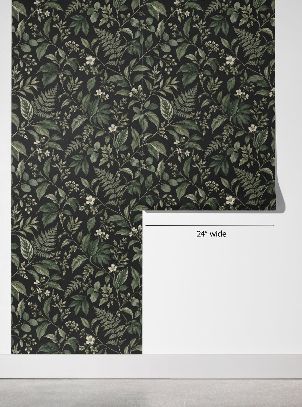 Midnight Botanical Wallpaper