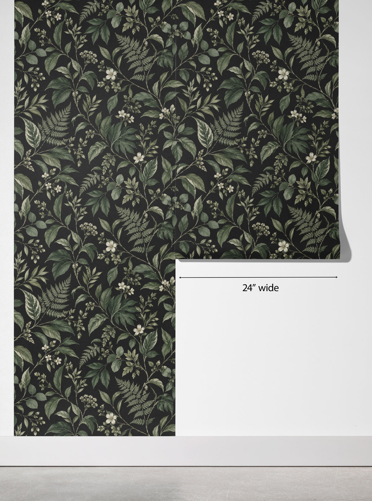 Midnight Botanical Wallpaper