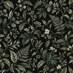 Midnight Botanical Wallpaper