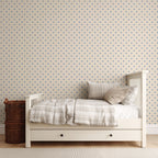 Large Blue Polka Dots Wallpaper