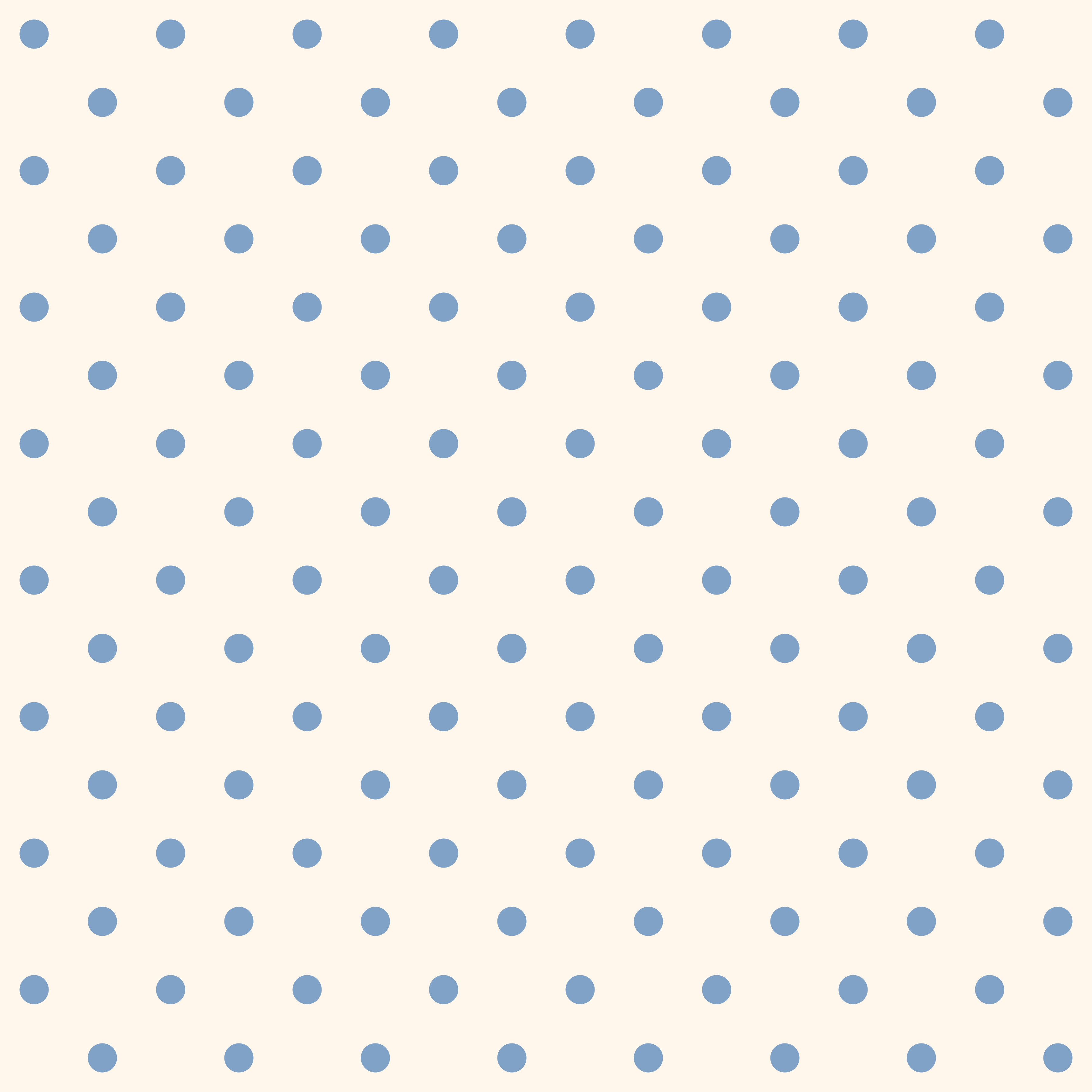 Large Blue Polka Dots Wallpaper