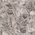 Soft Greige Botanical peel and stick wallpaper