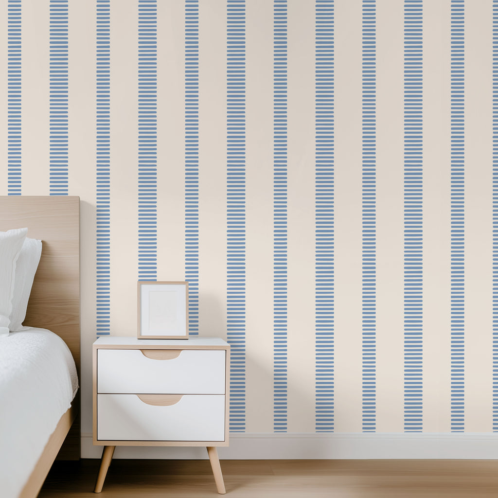 Blue Stripes Wallpaper