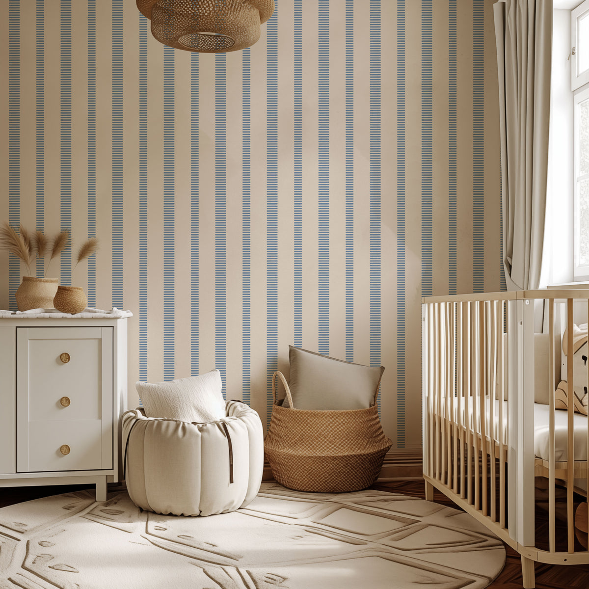 Blue Stripes Wallpaper
