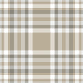 Taupe Gray Plaid peel and stick wallpaper