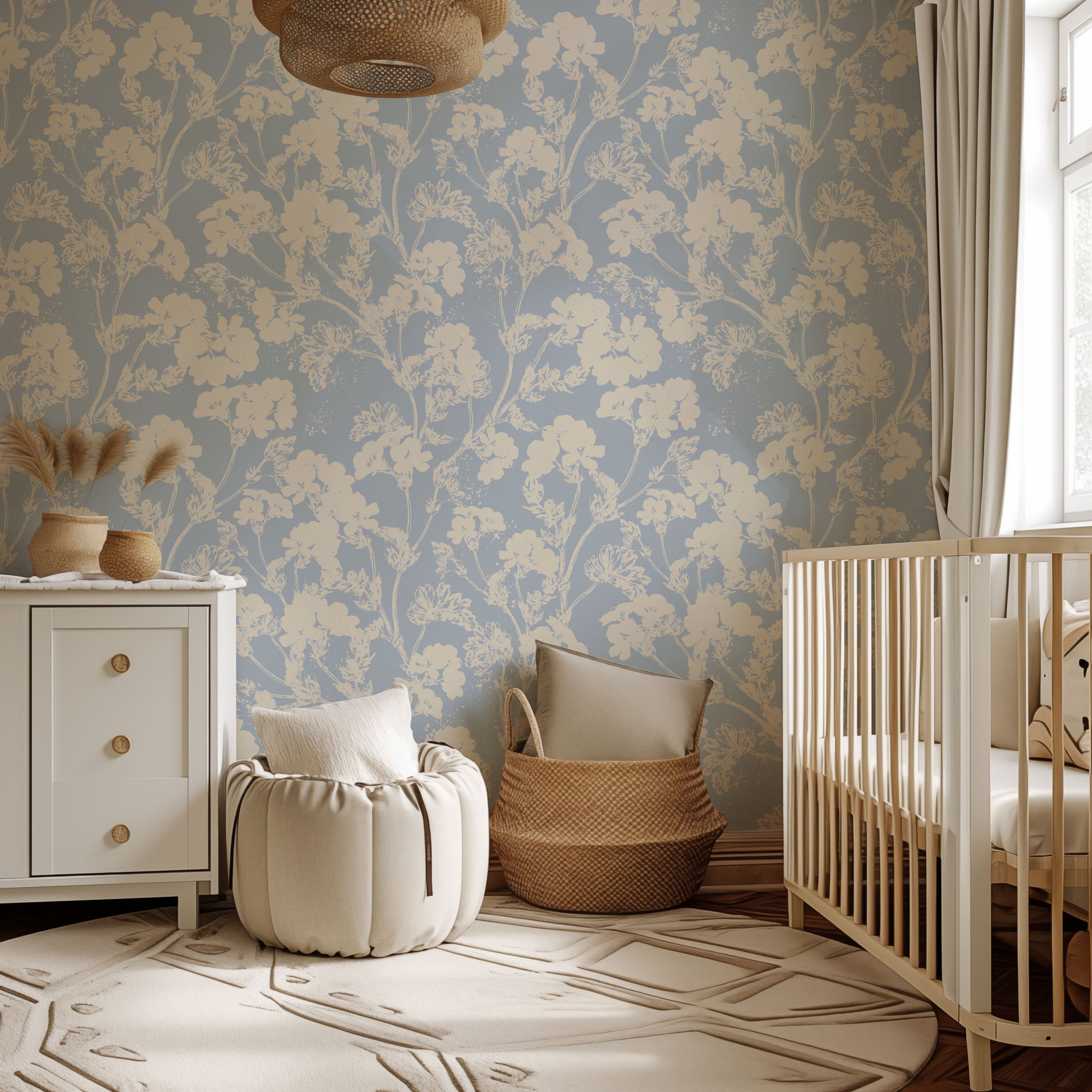 calla wallpaper, premium peel & stick, 2x4 feet 24 inches x 48 inches, home decor