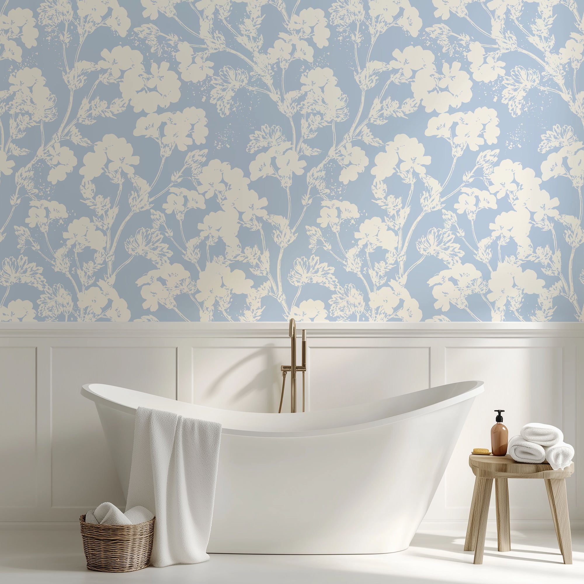 calla wallpaper, premium peel & stick, 2x10 feet 24 inchesx 120 inches, home decor