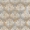 Taupe Damask peel and stick wallpaper