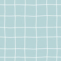 Mist Blue Windowpane peel and stick wallpaper