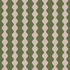 WP424 Olive Wave Wallpaper flat pattern design