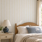 Leaf Stripe Wallpaper WP425-bedroom-mockup