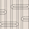 WP429 Geometric Line Wallpaper flat pattern design