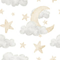 WP432 Moonlight Wallpaper flat pattern design