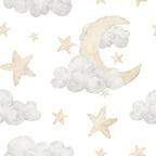 WP432 Moonlight Wallpaper flat pattern design