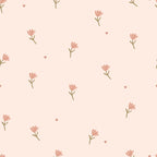 WP433 Peach Blossom Wallpaper flat pattern design