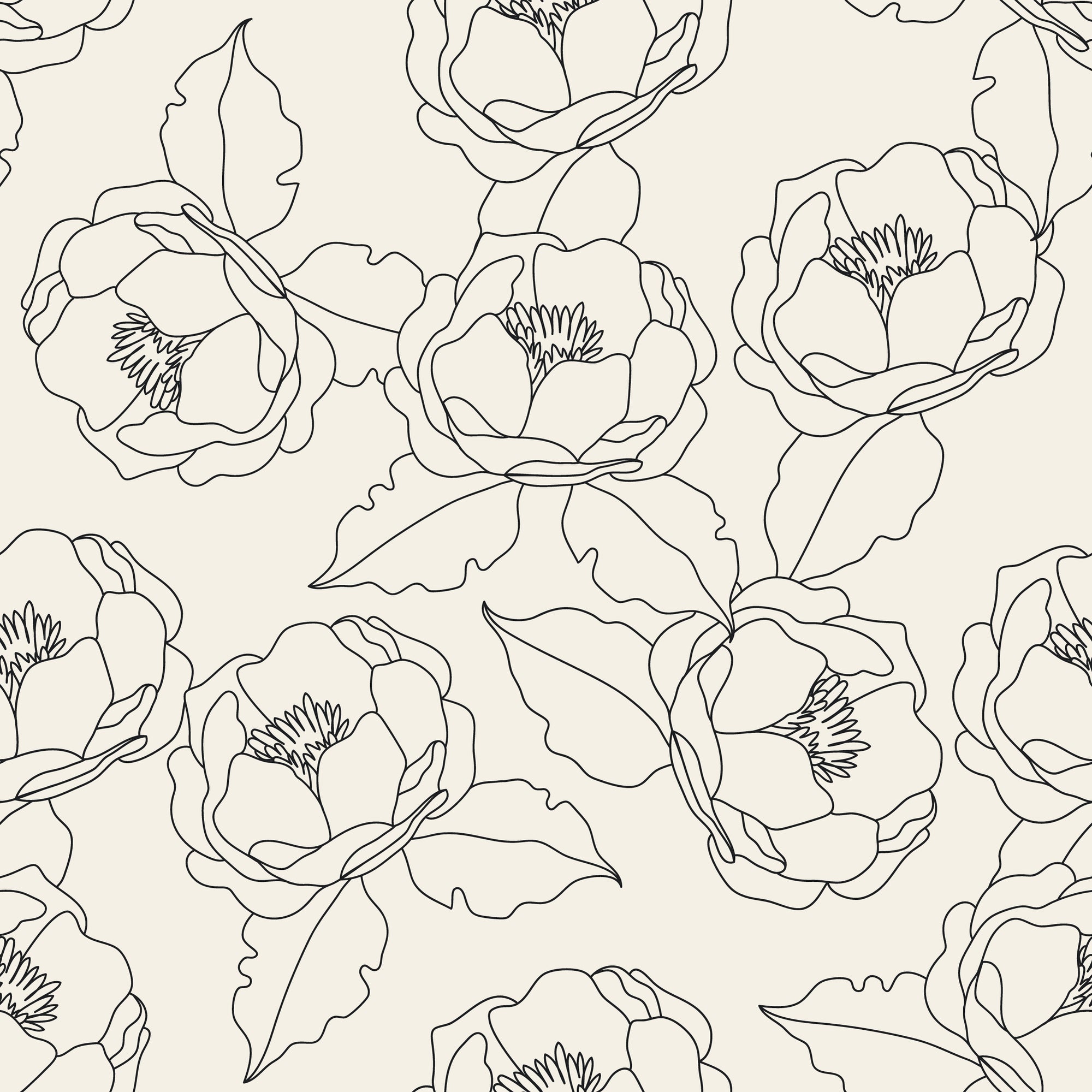 Bloom Sketch Wallpaper