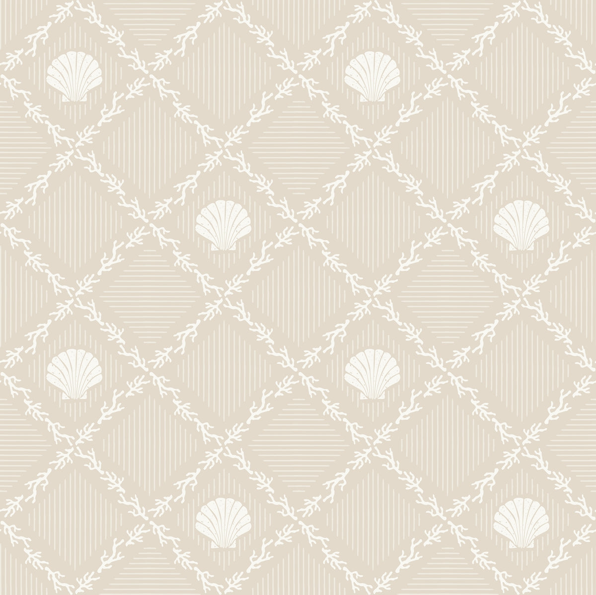 WP448 Floral Lattice Wallpaper flat pattern design