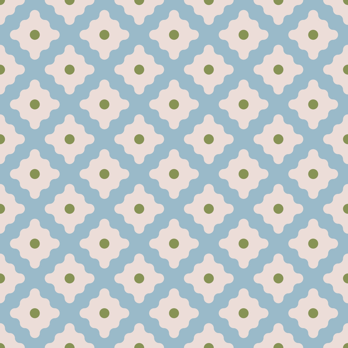 WP468 Blush Geometry Wallpaper flat pattern design