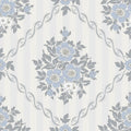 WP469 Floral Trellis Wallpaper flat pattern design