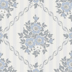 WP469 Floral Trellis Wallpaper flat pattern design