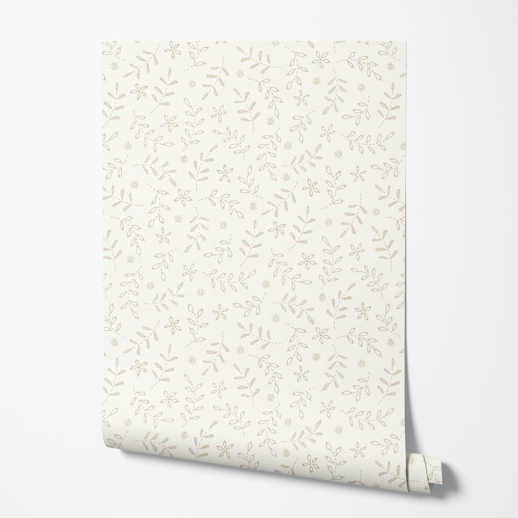 Willowstitch Botanical Wallpaper