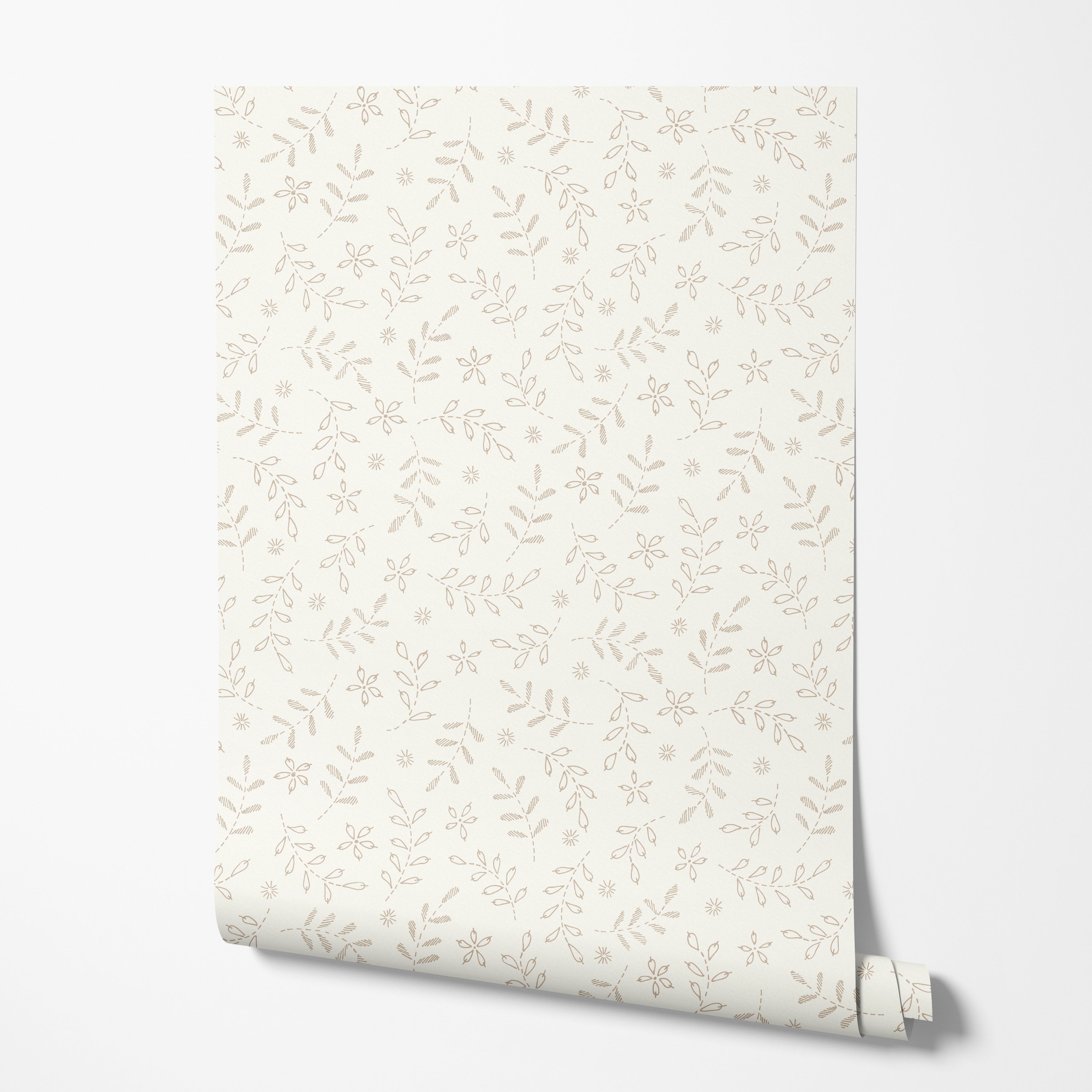 Willowstitch Botanical Wallpaper