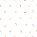 WP491 Peach Ditsy Wallpaper flat pattern design