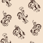 WP500 Rodeo Cowboy Wallpaper flat pattern design