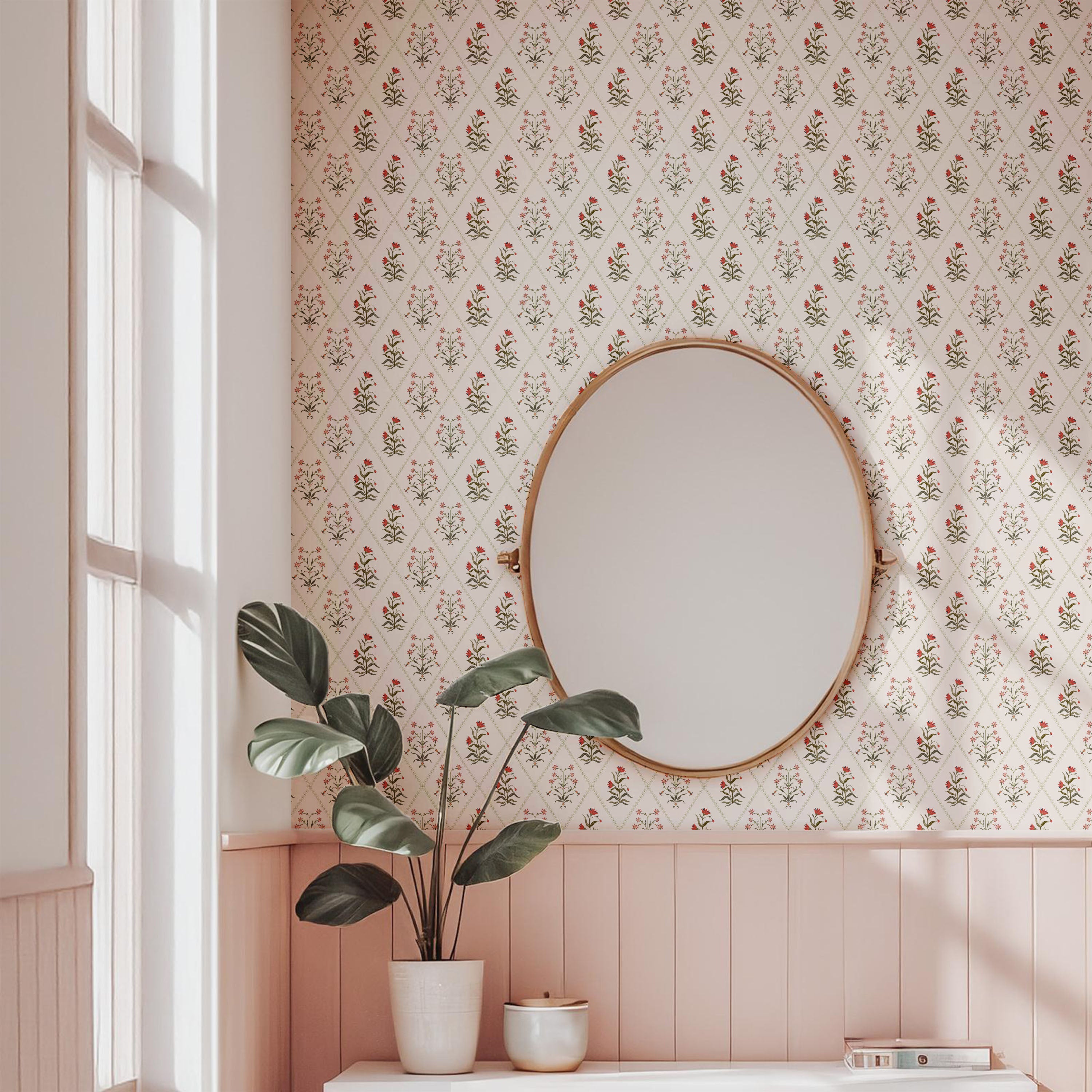 Botanic Trellis (S) Wallpaper