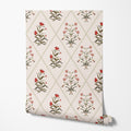 Botanic Trellis (L) Wallpaper
