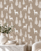 Deer Forest Wallpaper detail