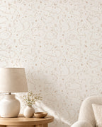 Bunny Meadow Wallpaper styled room 3