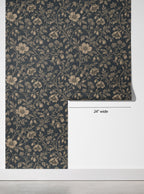 Etched Garden Wallpaper