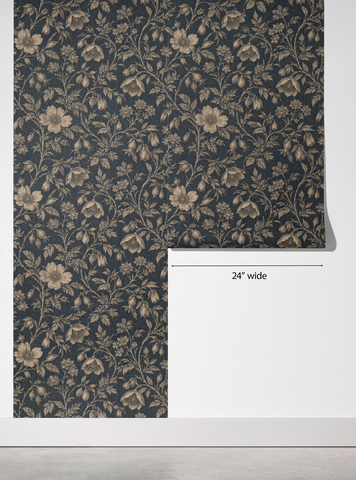 Etched Garden Wallpaper